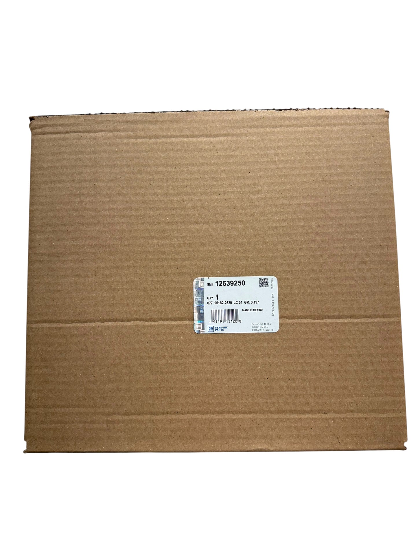 Genuine GM LS Rear Engine Cover with Rear Main Seal, Gasket & Bolts - 12639250