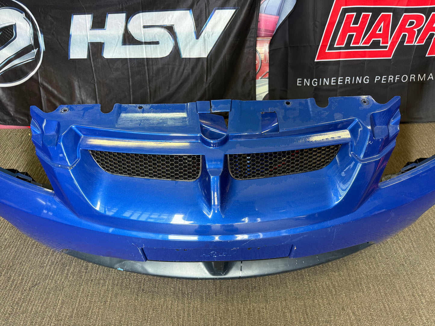 Genuine HSV VE E1 Front Bumper Bar 14A1060602P — Complete with Grilles, Fog Lamps  E Series ClubSport R8 Maloo Senator GTS