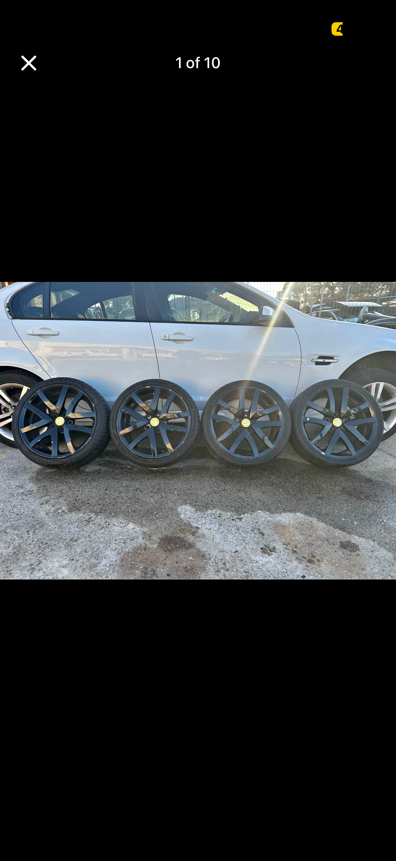 HSV E1 Clubsport Rims and Tyres Full Set of 5