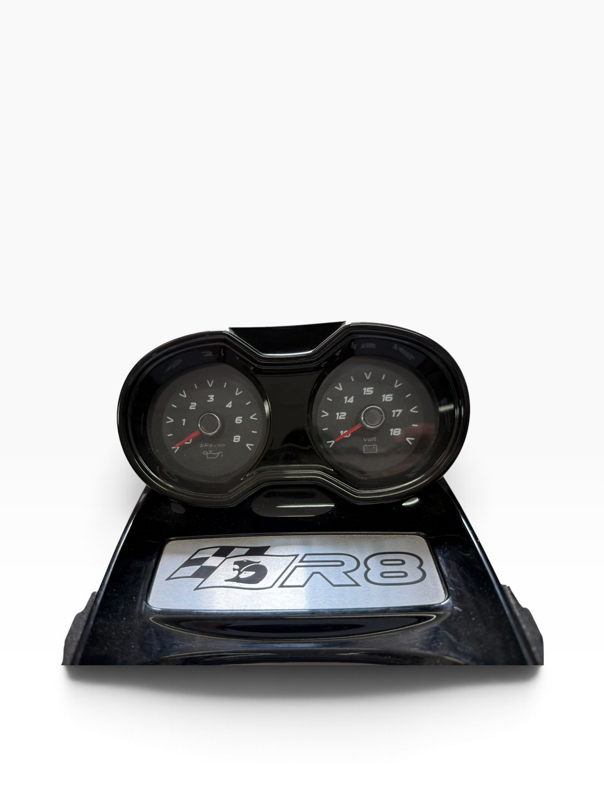 GENUINE HSV VF R8 Auto Console Gauge Surround – Oil Pressure & Voltage Gauges