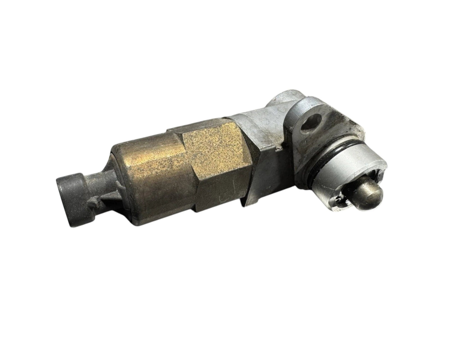 NORTHCOM AUTOMOTIVE fuel injection pressure regulator valve with a brass and silver metal finish for engine repair.