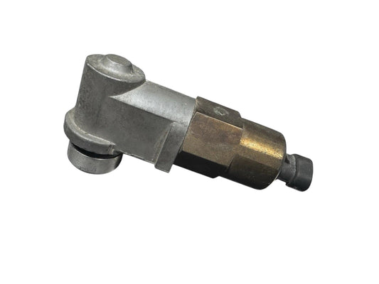 NORTHCOM AUTOMOTIVE variable valve timing solenoid actuator made of cast aluminum and brass with a right-angle design.